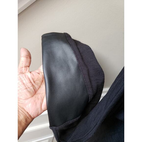 Express Sweater Dress Womens Small Black Stretch Long Sleeve Turtleneck Pullover - Picture 12 of 12